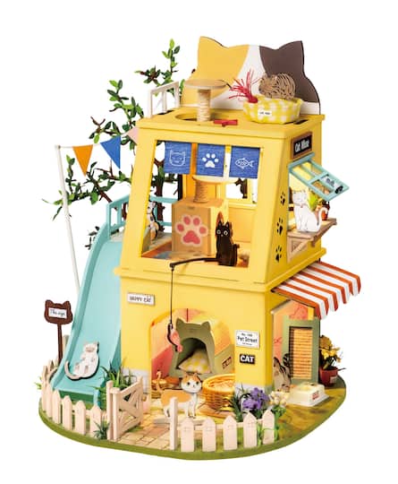 Rolife® Cat House DIY Miniature House Kit